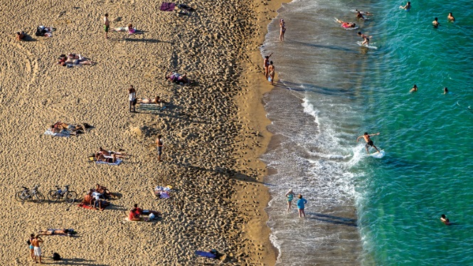 Barcelona beach