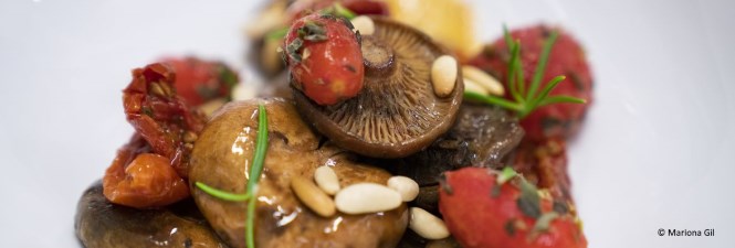 wild mushroom dish