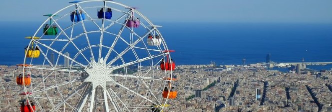 Tibidabo panoramic viewing point