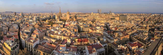  views from Santa Maria del Pi clockhouse