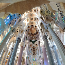 Gaudí's Sagrada Família interior