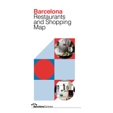 Barcelona Restaurants and Shopping Map