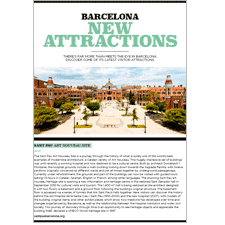 Barcelona New Atractions