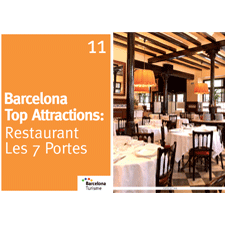 Barcelona Top Attractions 11 - Restaurant Les 7 Portes